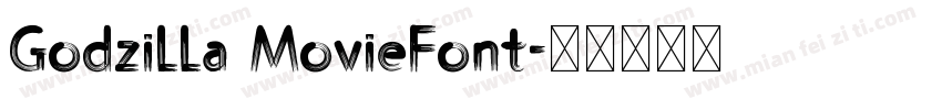 Godzilla MovieFont字体转换